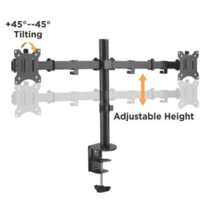 SOPORTE MONITOR DOBLE - PARA ESCRITORIO - Imagen 2