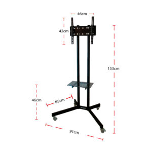 PEDESTAL CON RUEDAS DE 32” A 65” - Imagen 2