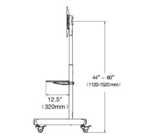 PEDESTAL CON RUEDAS PARA TV DE 32" A 70" - Imagen 2