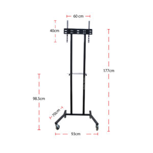 PEDESTAL CON RUEDAS DE 49” A 75” - Imagen 2
