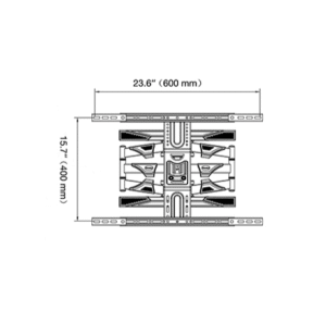 RACK GIRATORIO DOBLE BRAZO PARA TV DE 32" A 70" - Imagen 4