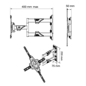 RACK GIRATORIO PARA TV DE 32" A 50" - Imagen 4