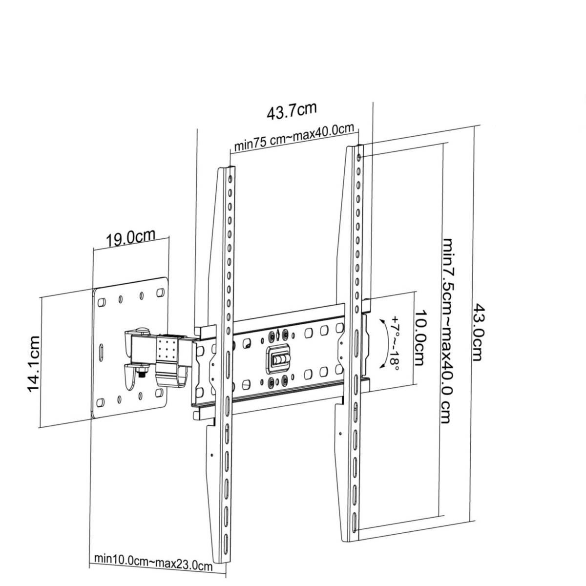 RACK GIRATORIO PARA TV DE 32" A 55" - Imagen 3