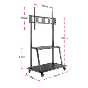 PEDESTAL PARA PANTALLAS DE 50”-100” - Imagen 2