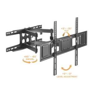 SOPORTE DOBLE BRAZO PARA TV DE 50" A 70" - Imagen 3